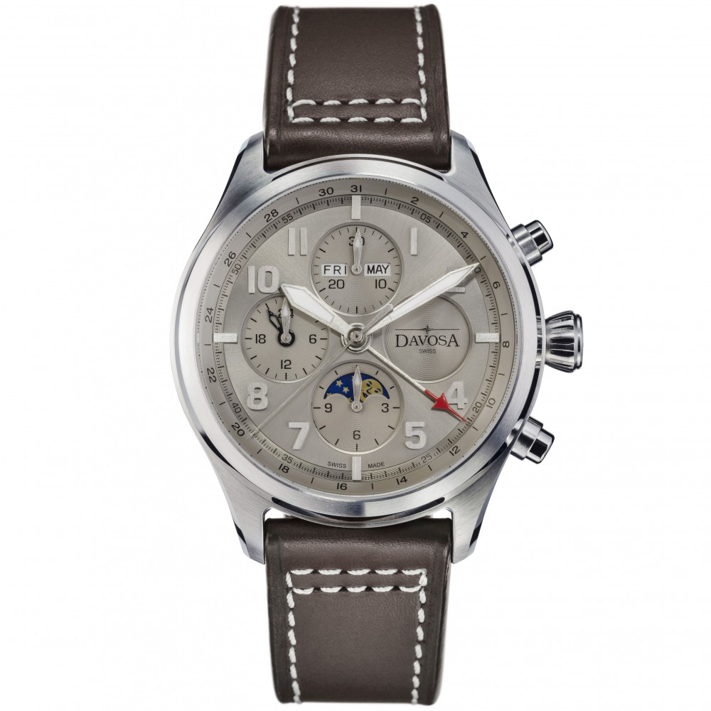 NEWTON PILOT MOONPHASE CHRONGRAPH LIMITED EDITION WATCH 16158615
