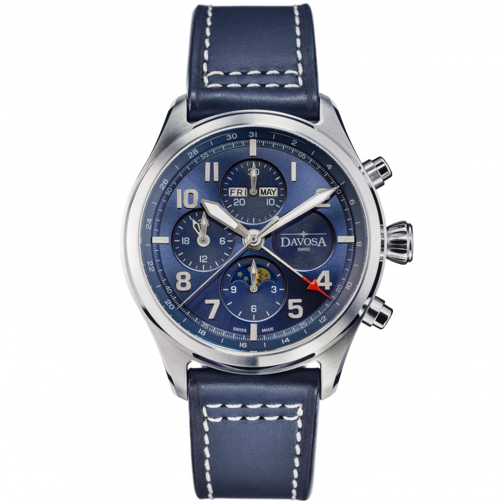 NEWTON PILOT MOONPHASE CHRONGRAPH LIMITED EDITION WATCH 16155940