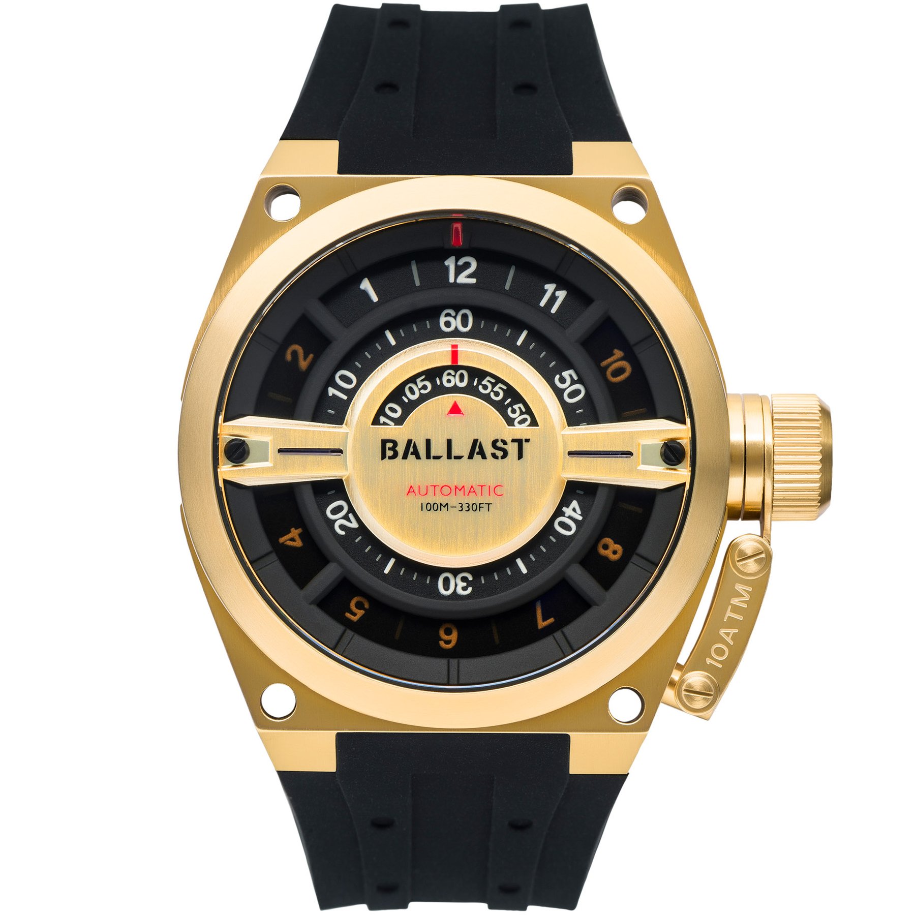 Ballast Valiant Gauge Automatic Gold Black
