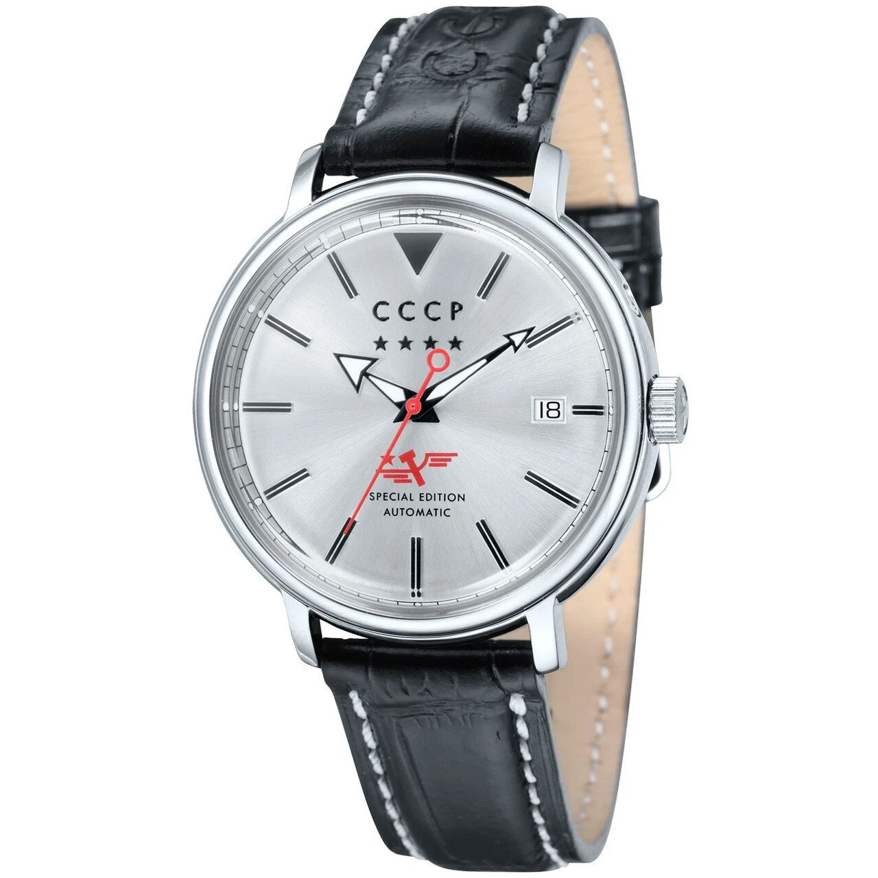 CCCP Heritage Automatic Silver Black