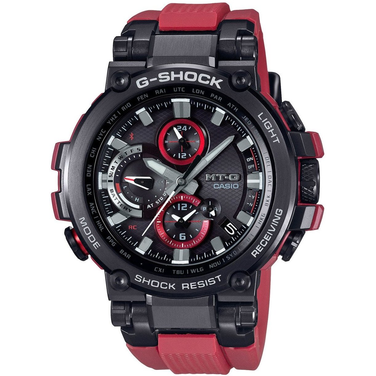 G-Shock MTG-B1000 Triple G-Resist Black Red