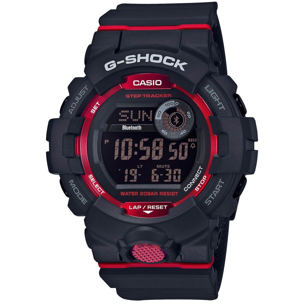G-Shock GBD800 Bluetooth Activity Tracker Black Red