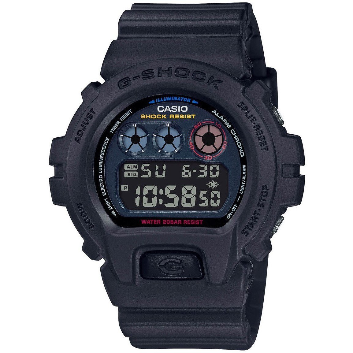 G-Shock DW6900 Digital Neo Tokyo Black