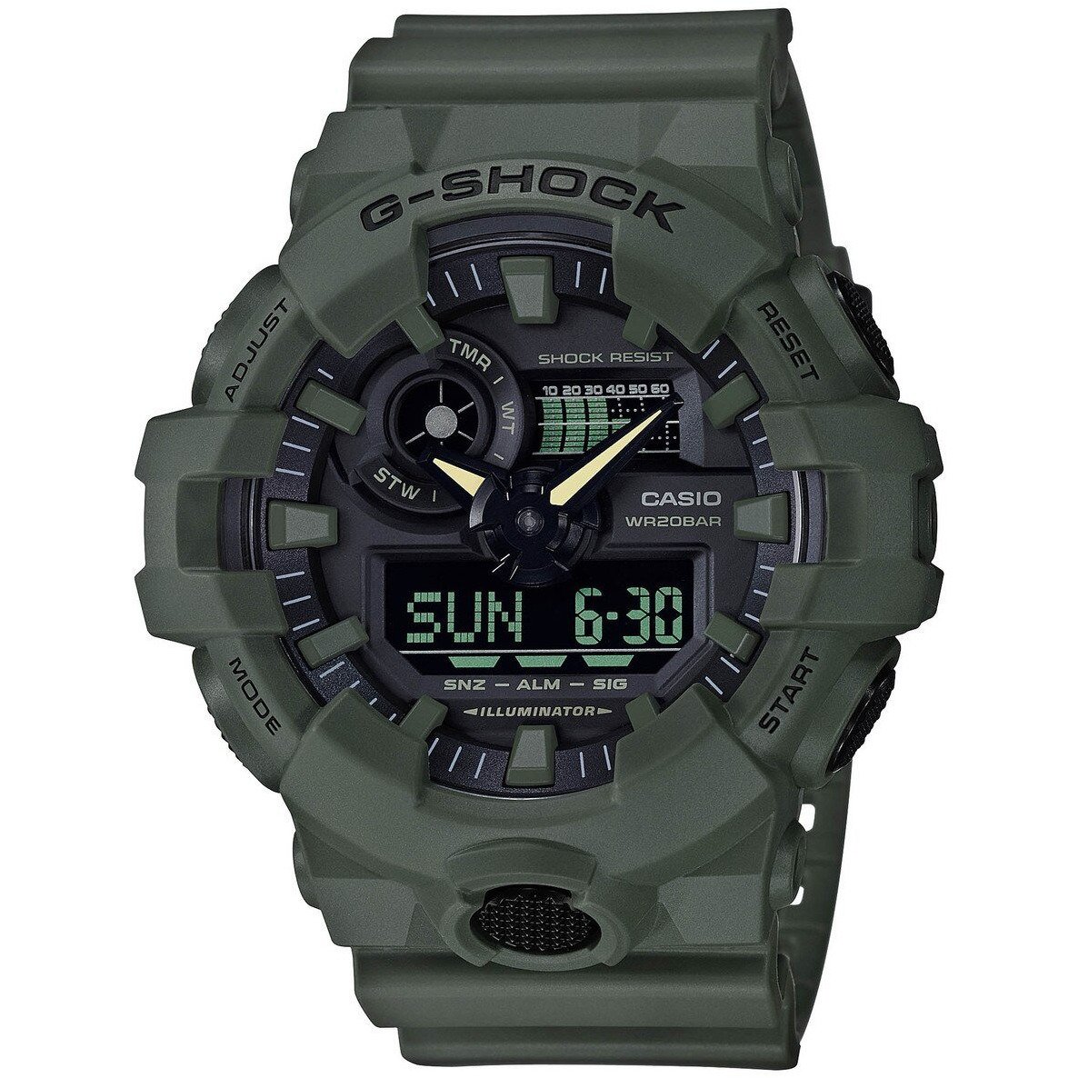 G-Shock GA700 Ana-Digi Green