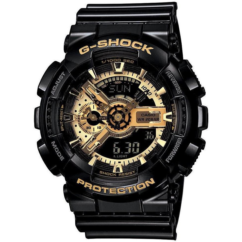 G-Shock GA-110GB Black & Gold Special Edition Ana-Digi Black Gol