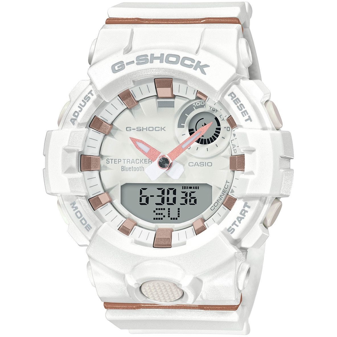 G-Shock GMAB800 S-Series Fitness Ana-Digi White Rose Gold