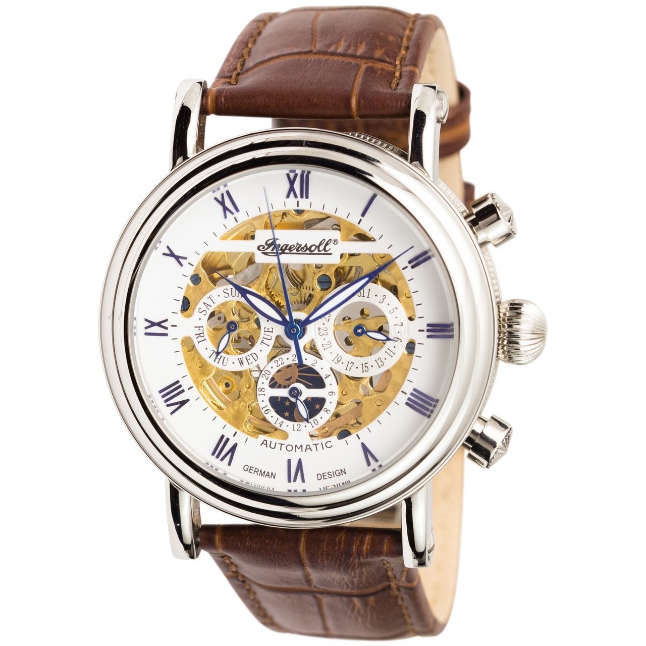 Ingersoll IN2716WH Gandhi Automatic Brown