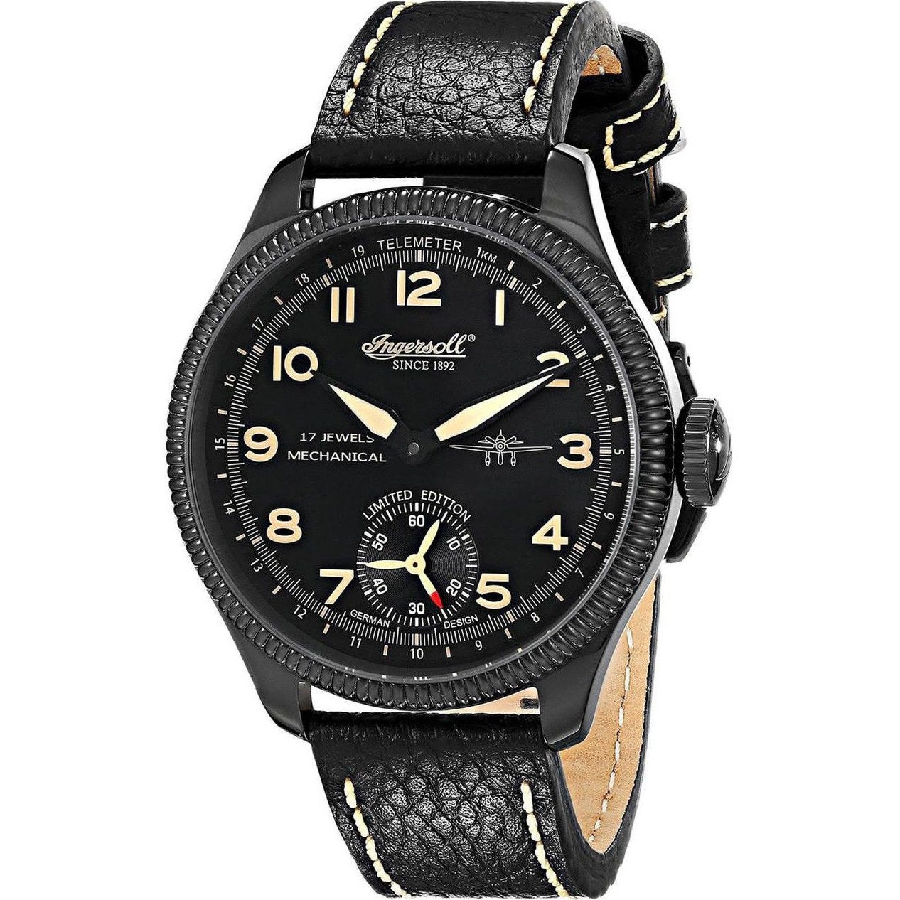 Ingersoll Mechanical 17 Jewel Limited Edition All Black