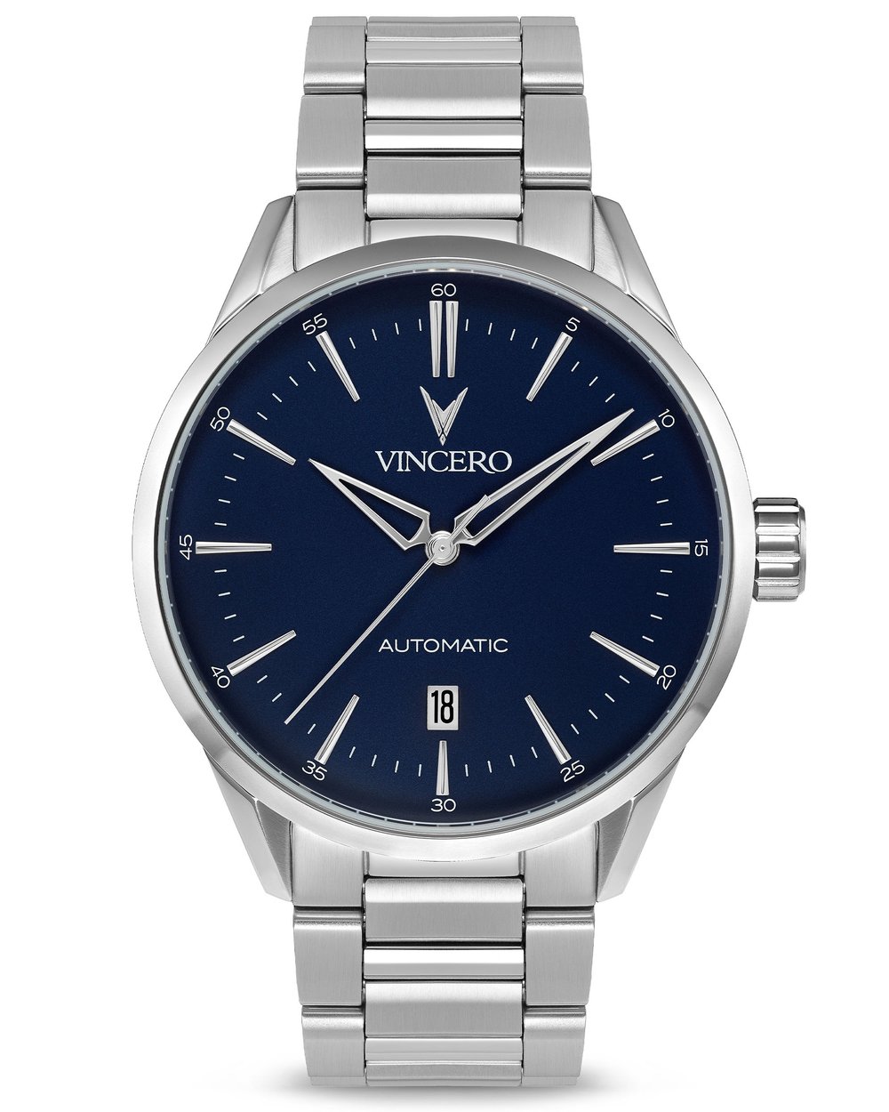 The Icon Automatic - Silver/Blue
