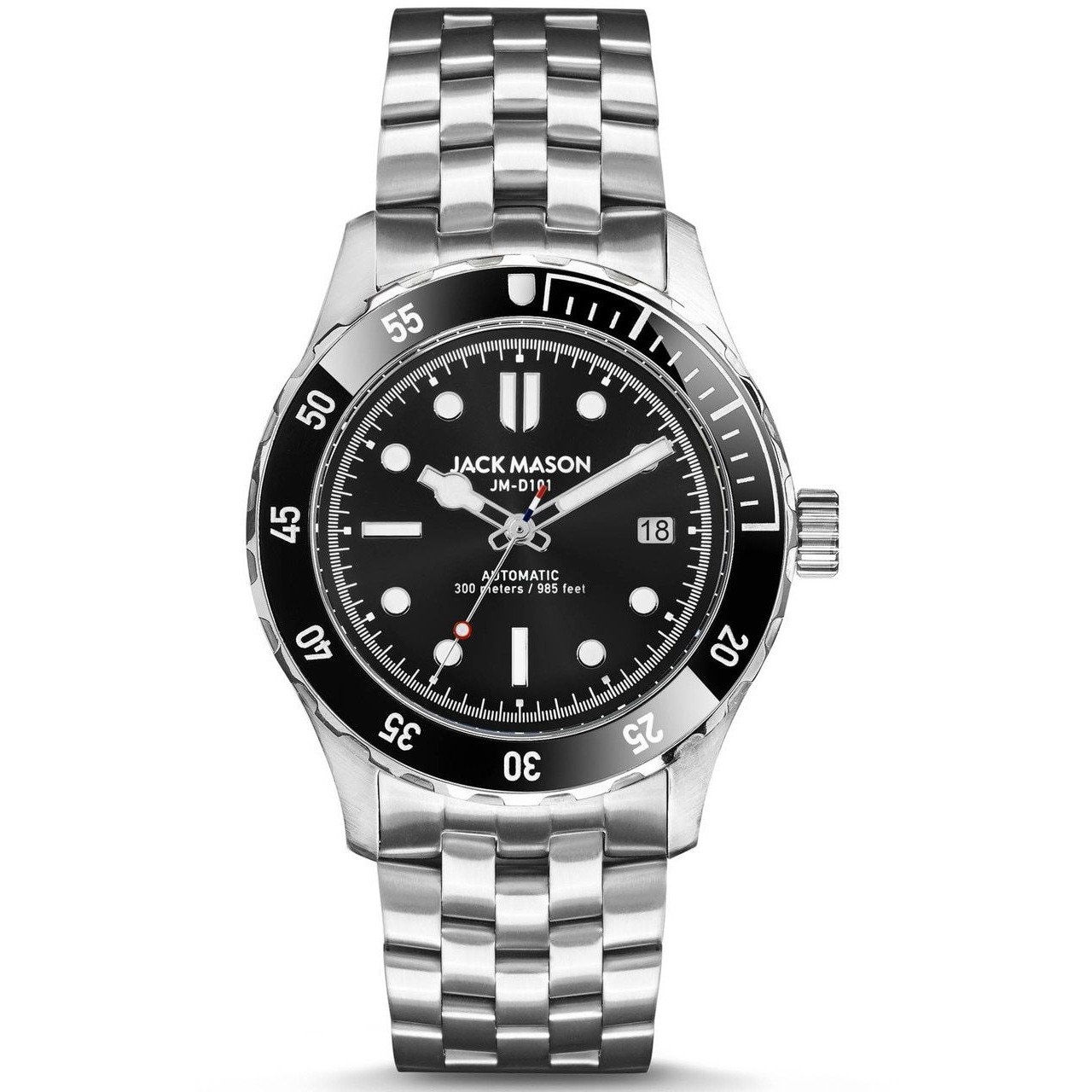 Jack Mason Diver Automatic Stainless Steel Black