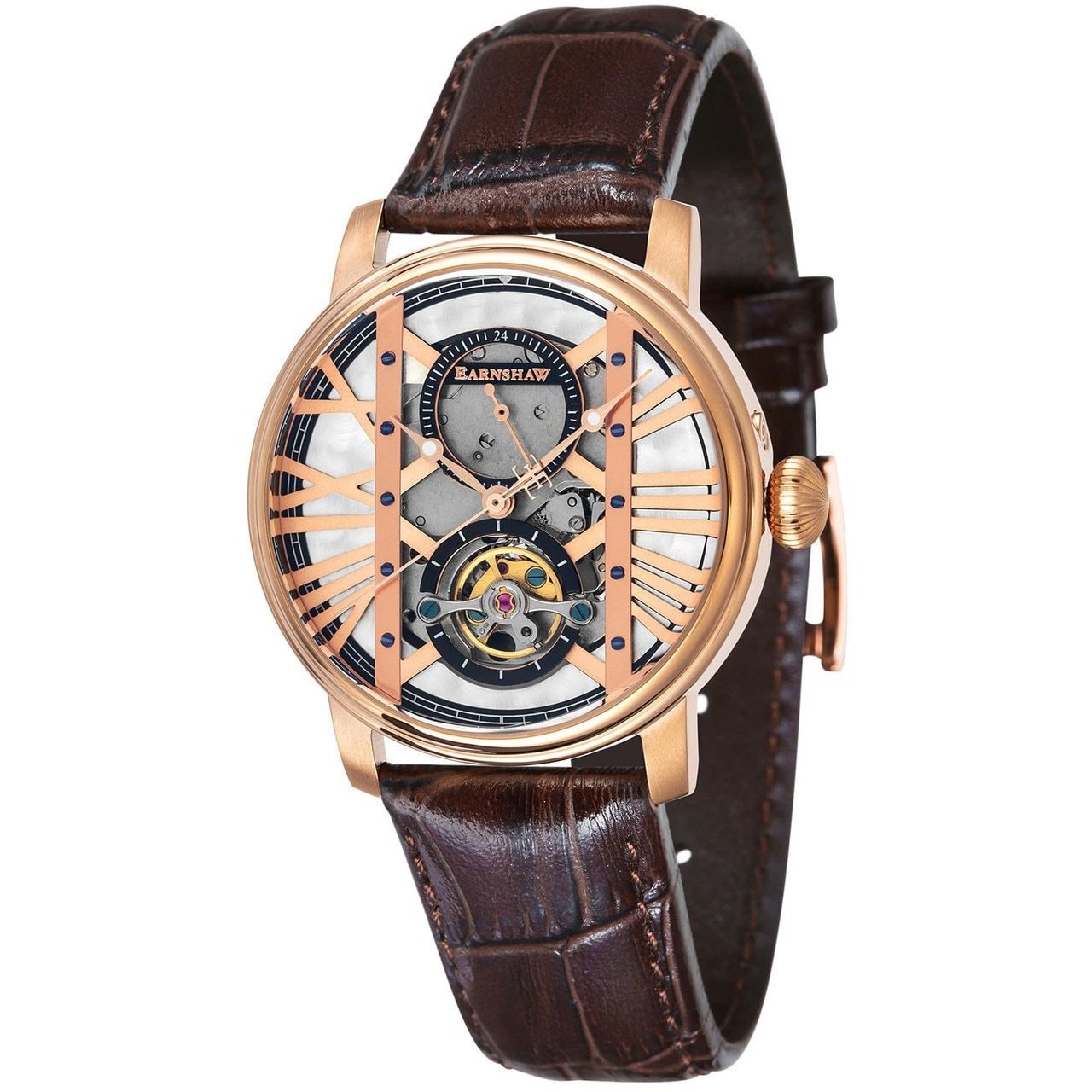 Thomas Earnshaw Westminster Automatic Rose Gold Brown 0.0 star r
