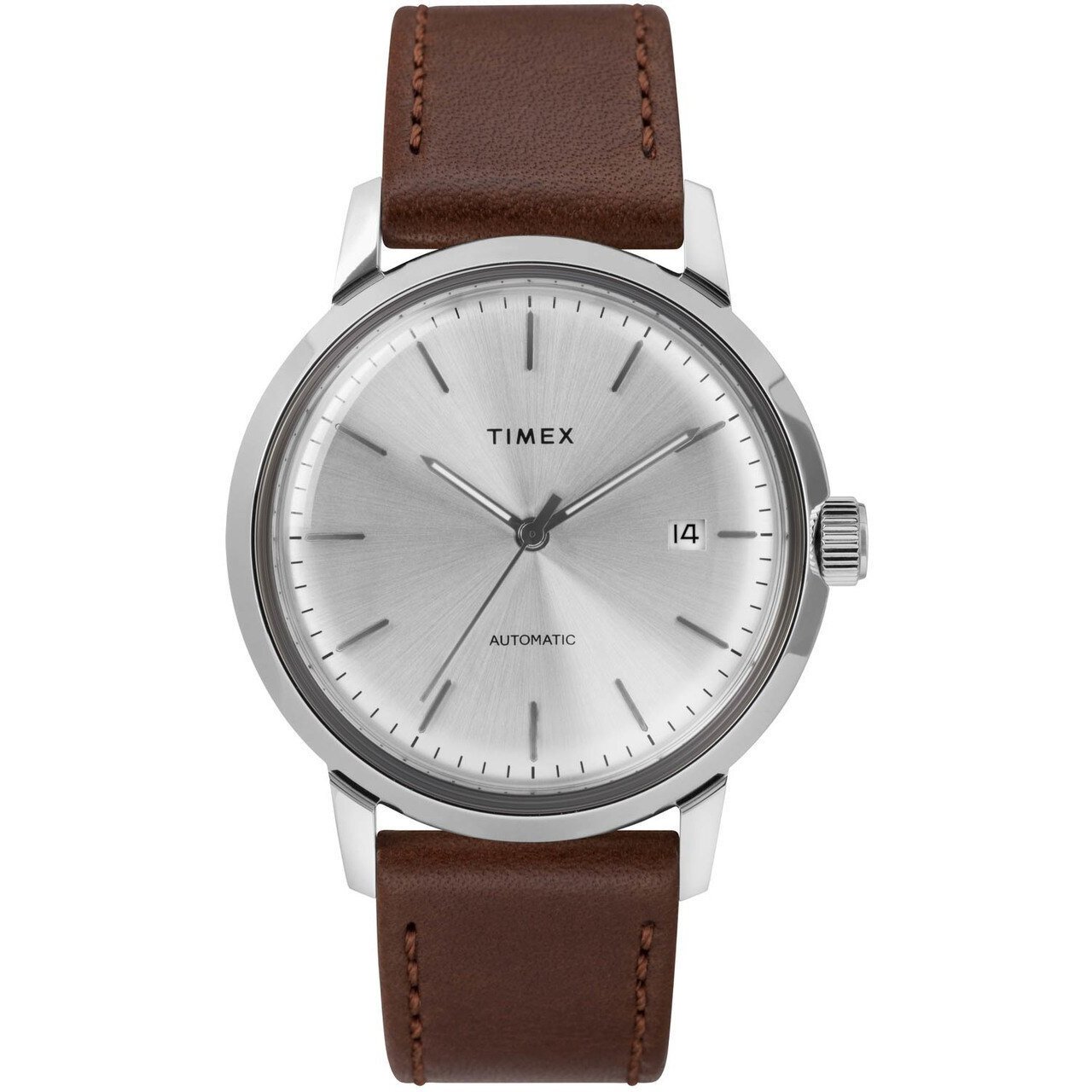Timex Marlin 40mm Automatic Brown Silver