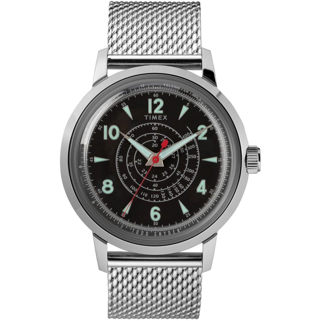 Timex Todd Snyder Beekman 40mm SS Silver Black