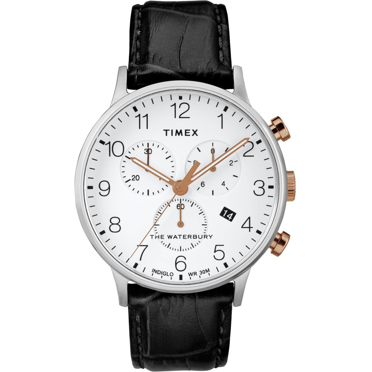 Timex Waterbury Classic Chrono White Black