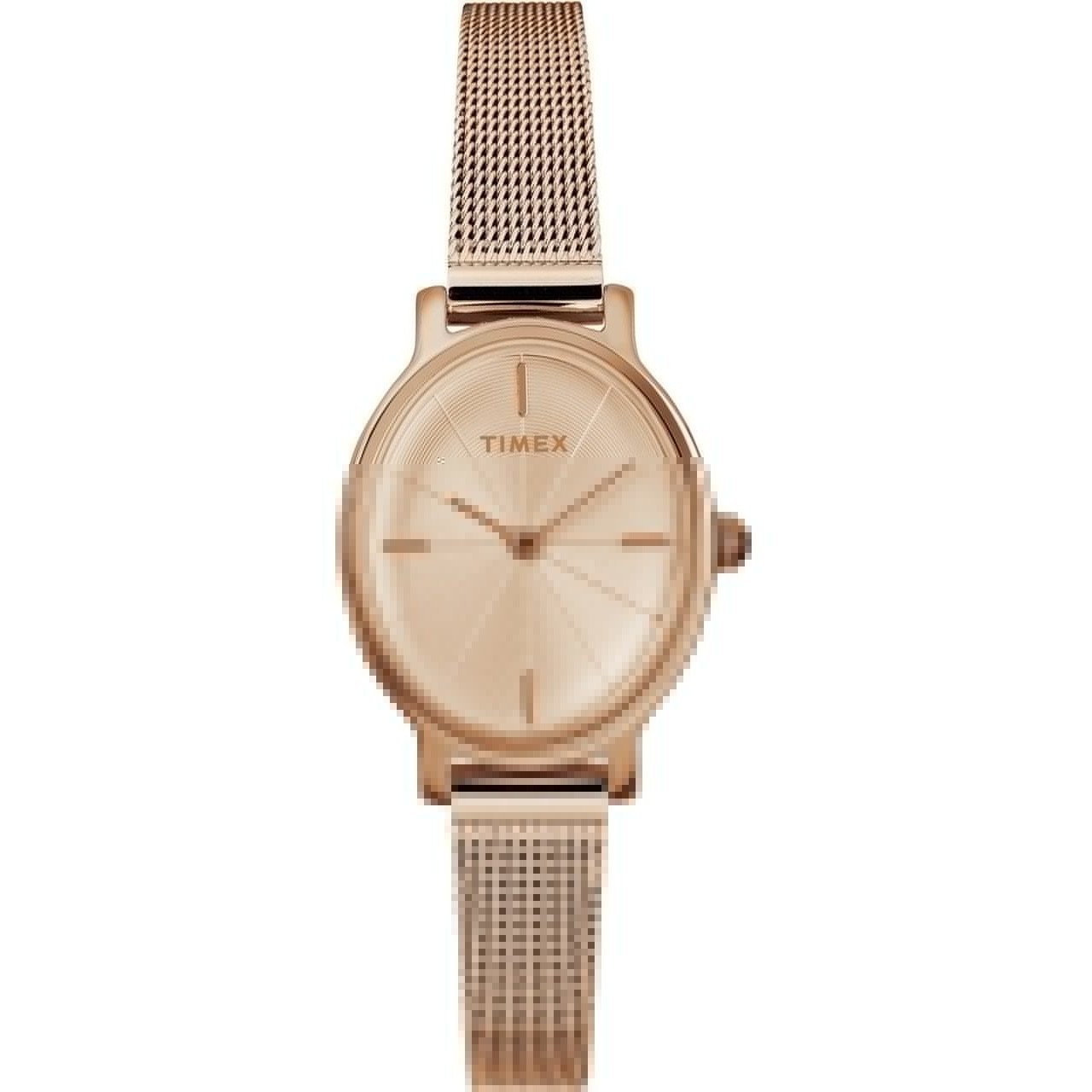 Timex Milano Oval 24MM Rose Gold Mesh
