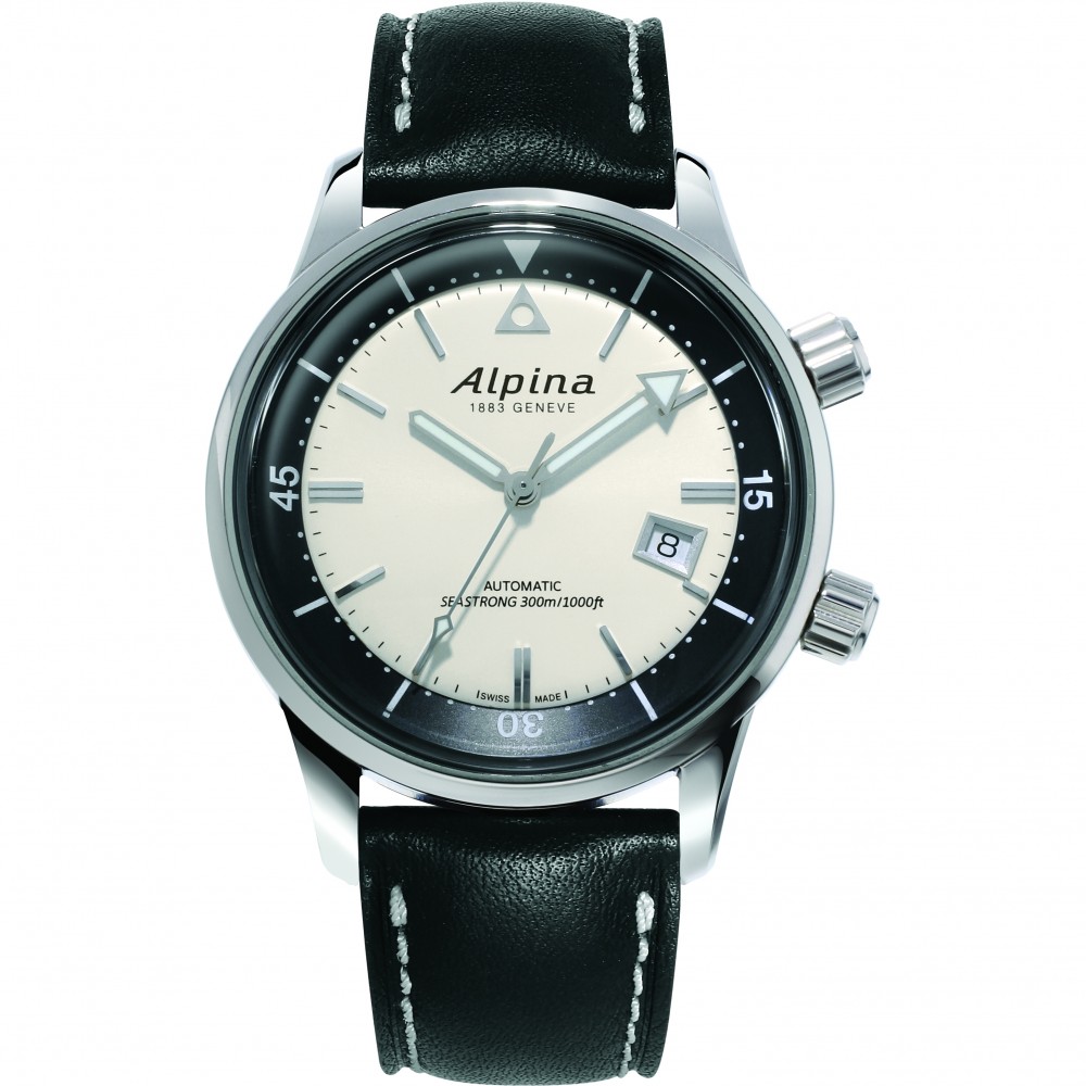 MENS ALPINA SEASTRONG DIVER HERITAGE AUTOMATIC WATCH AL-525S4H6