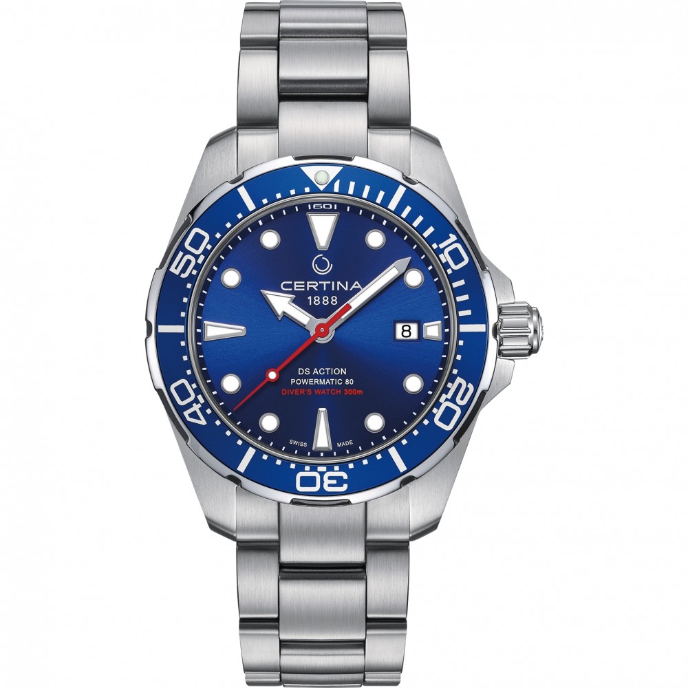 MENS CERTINA DS ACTION DIVER POWERMATIC 80 AUTOMATIC WATCH C0324