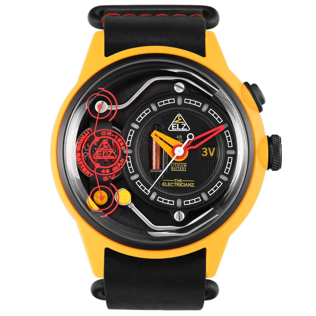 The Electricianz Ammeter Yellow Black
