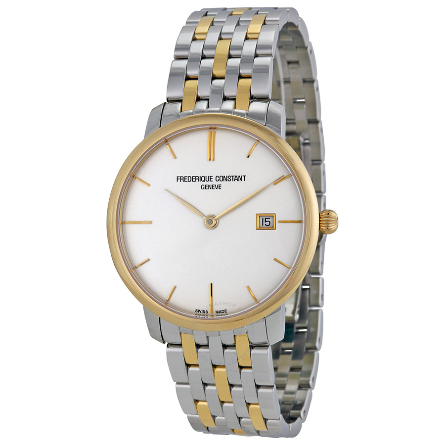 Slimline Automatic Silver Dial Two-tone Steel