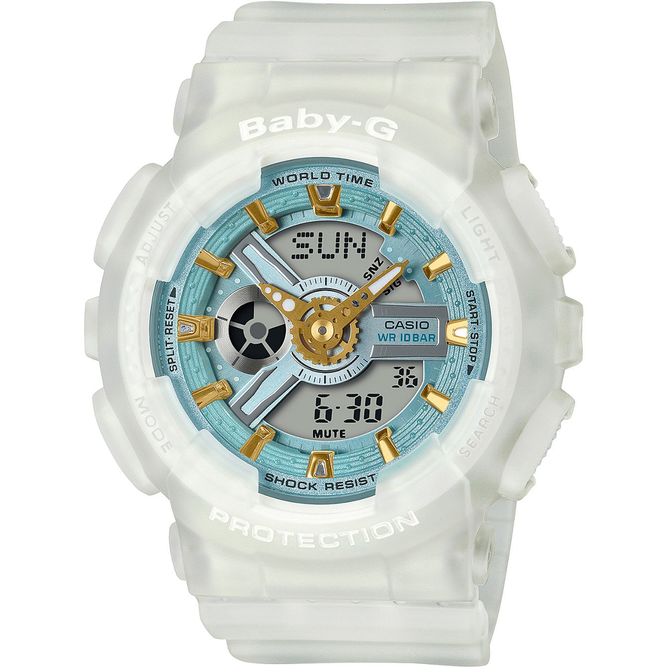 G-Shock Baby-G Sea Glass BA110SC-7A White