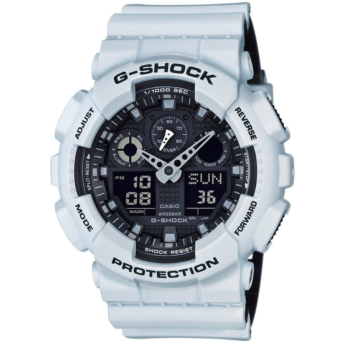 G-Shock GA-100 Military Series White