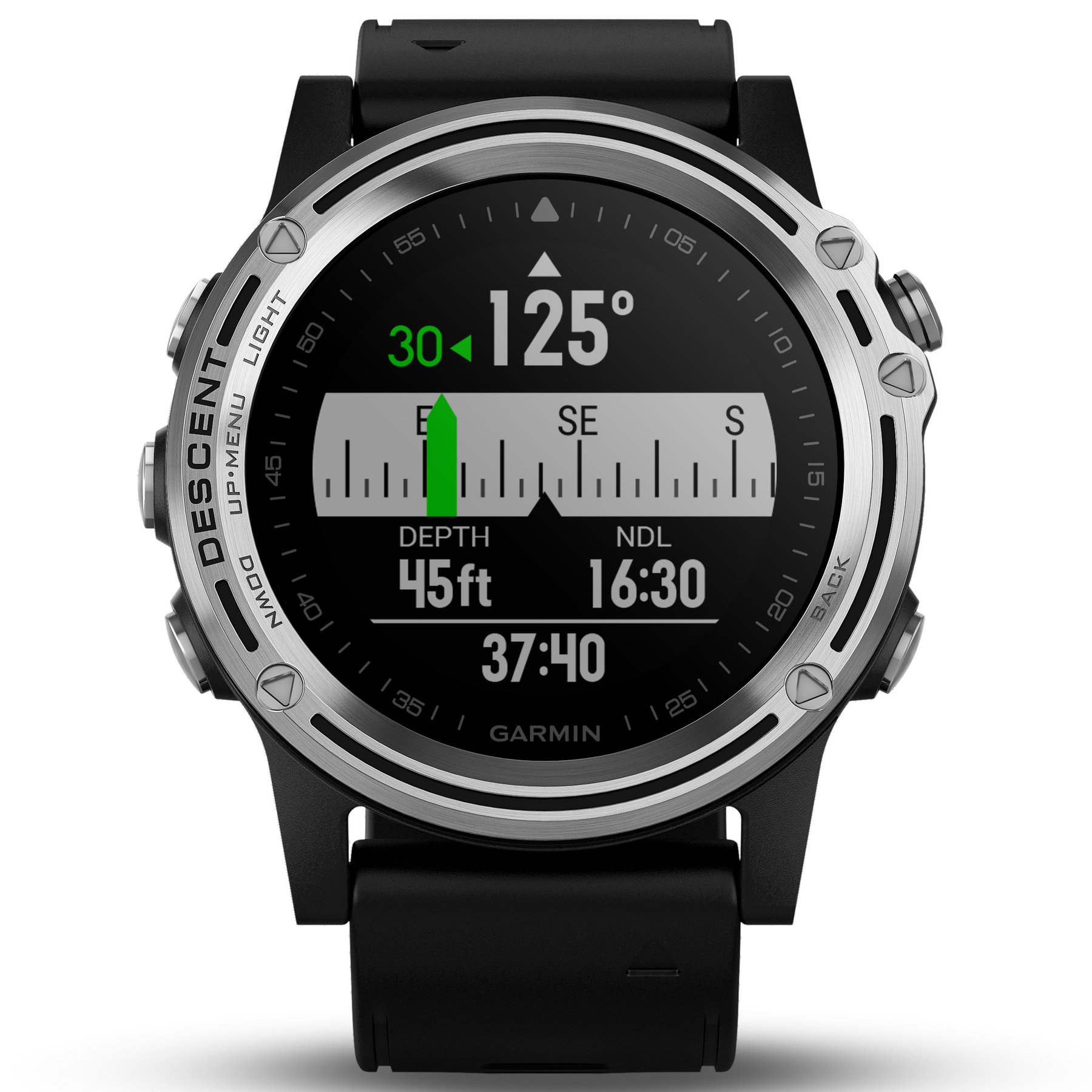 Garmin GPS Smartwatch Descent Mk1 Silver Black