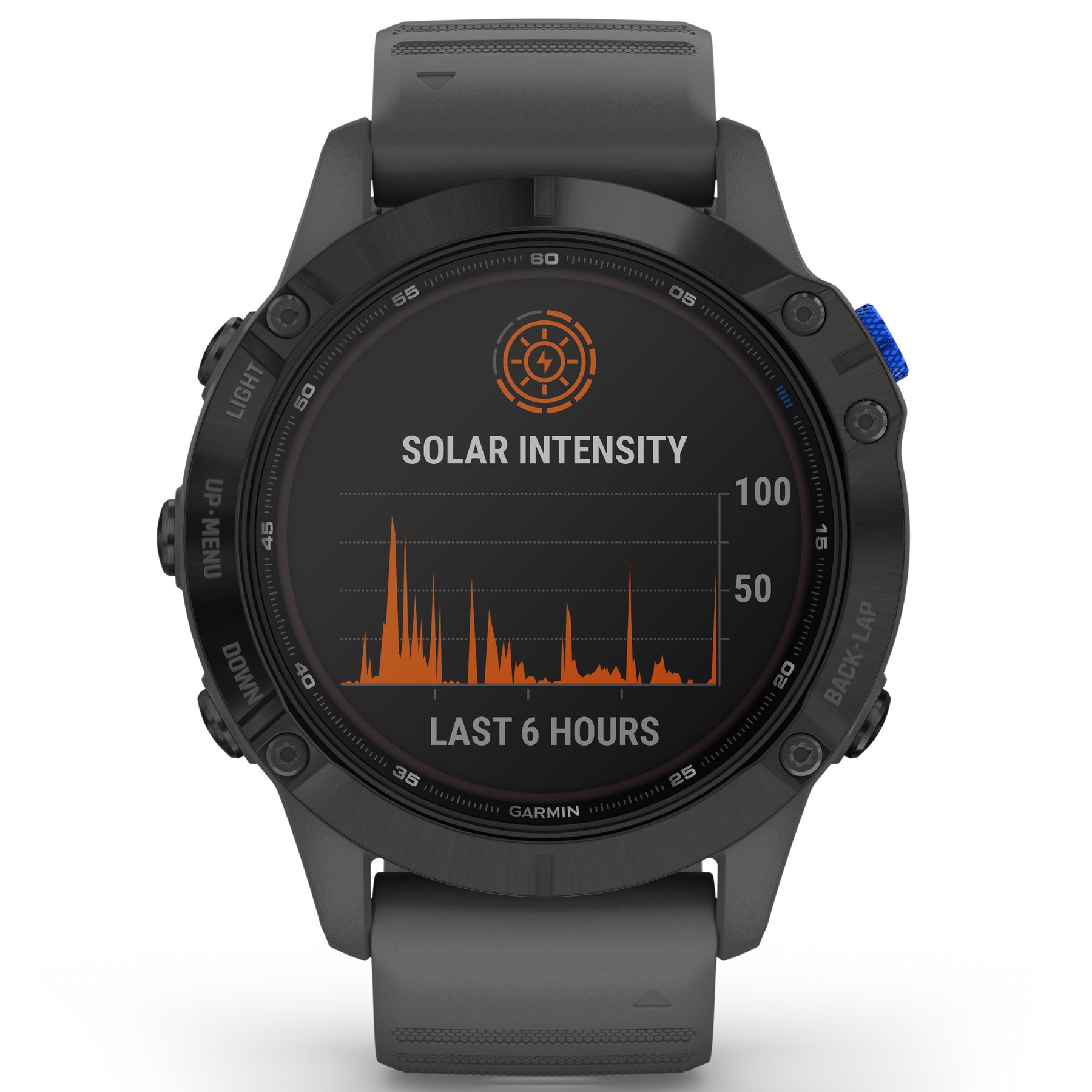 Garmin GPS Smartwatch fenix 6 Pro Solar Black Gray