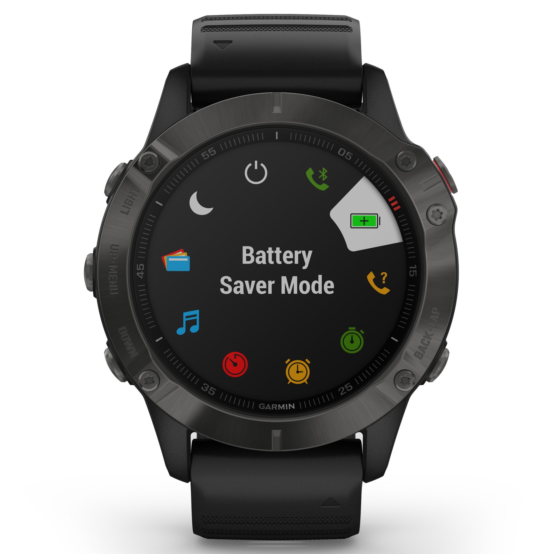 Garmin GPS Smartwatch fenix 6 Pro Sapphire Black