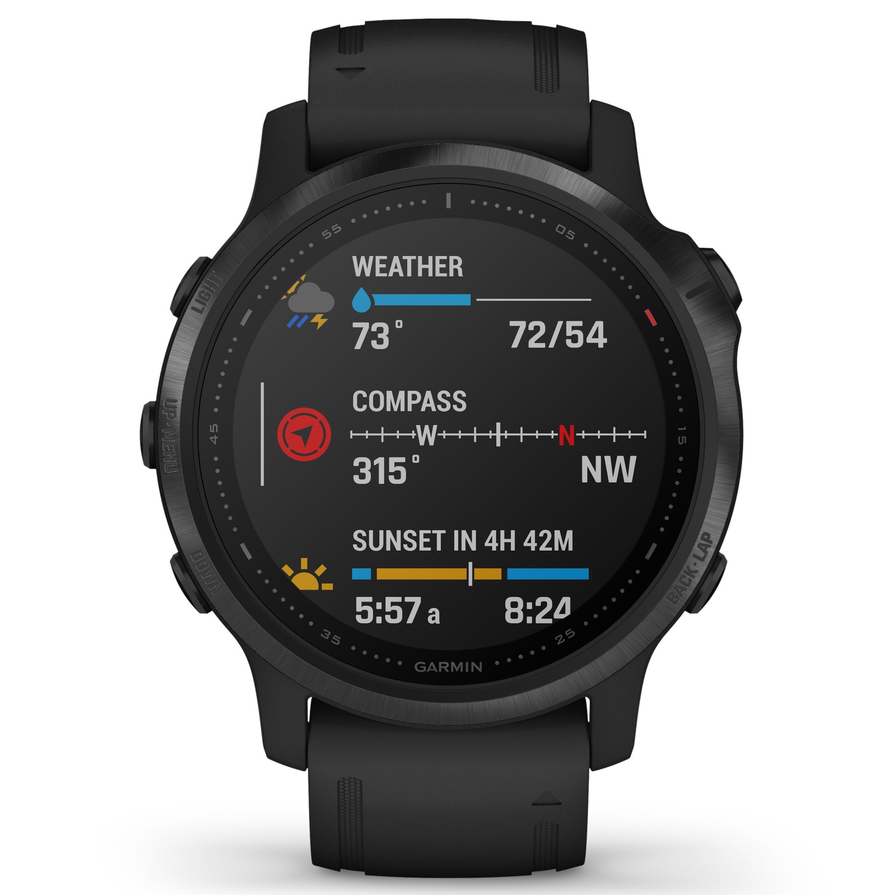 Garmin GPS Smartwatch fenix 6S Pro Black