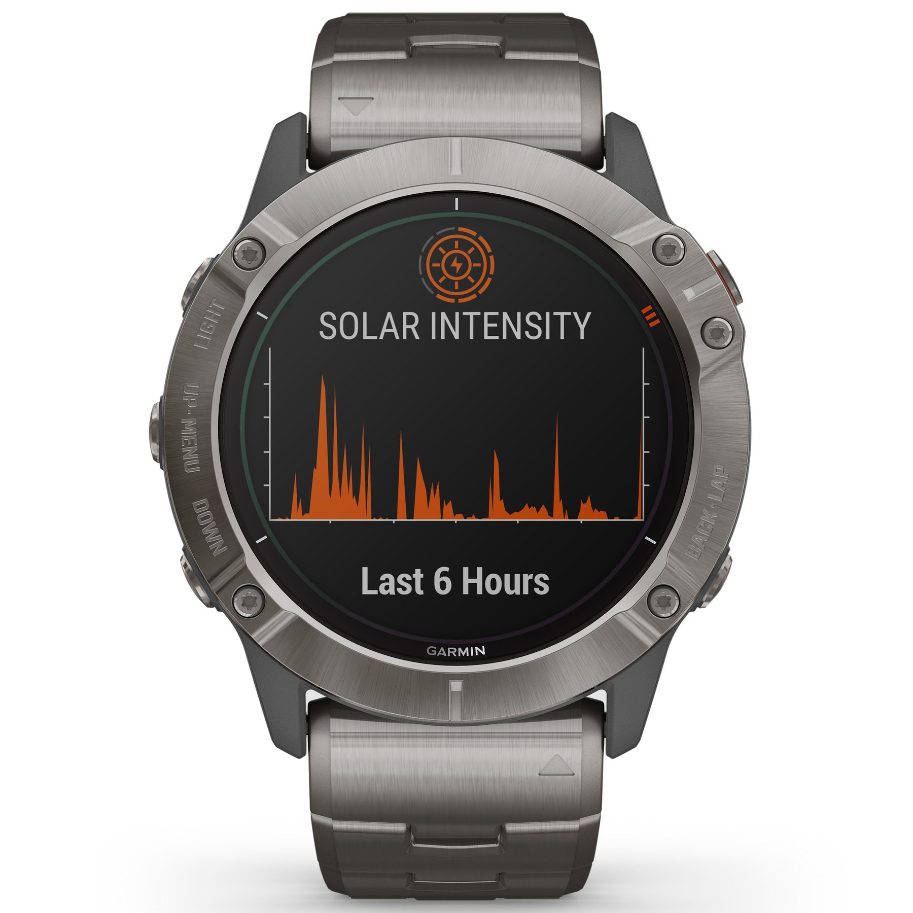 Garmin GPS Smartwatch fenix 6X Pro Solar Titanium