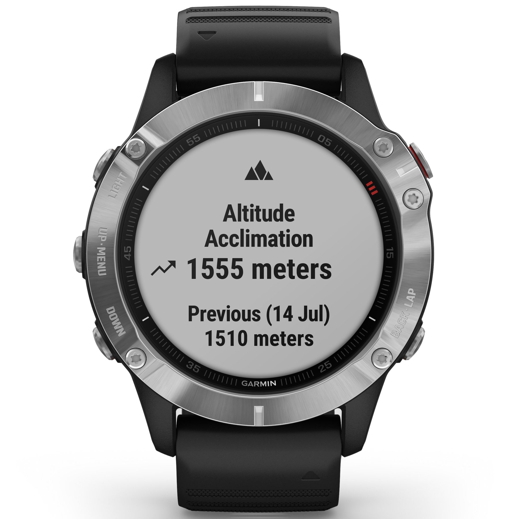 Garmin GPS Smartwatch fenix 6 Silver Black