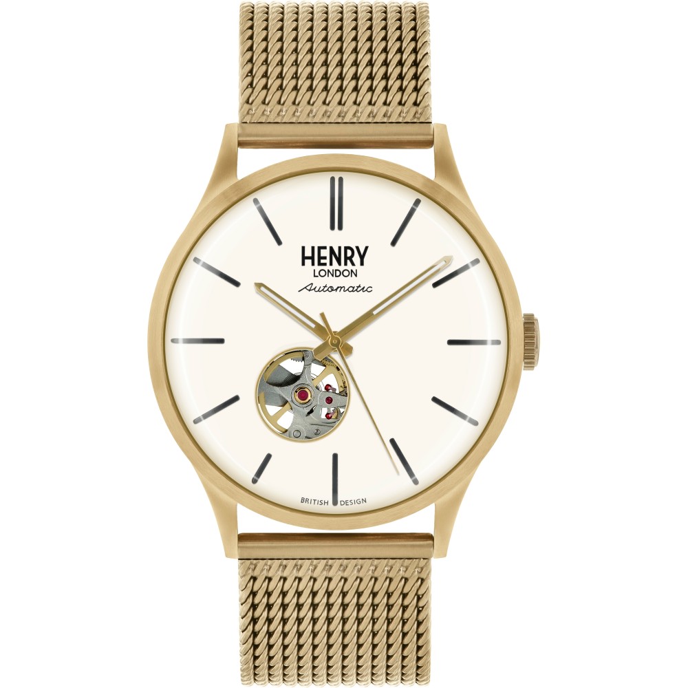 MENS HENRY LONDON HERITAGE AUTOMATIC WATCH HL42-AM-0284
