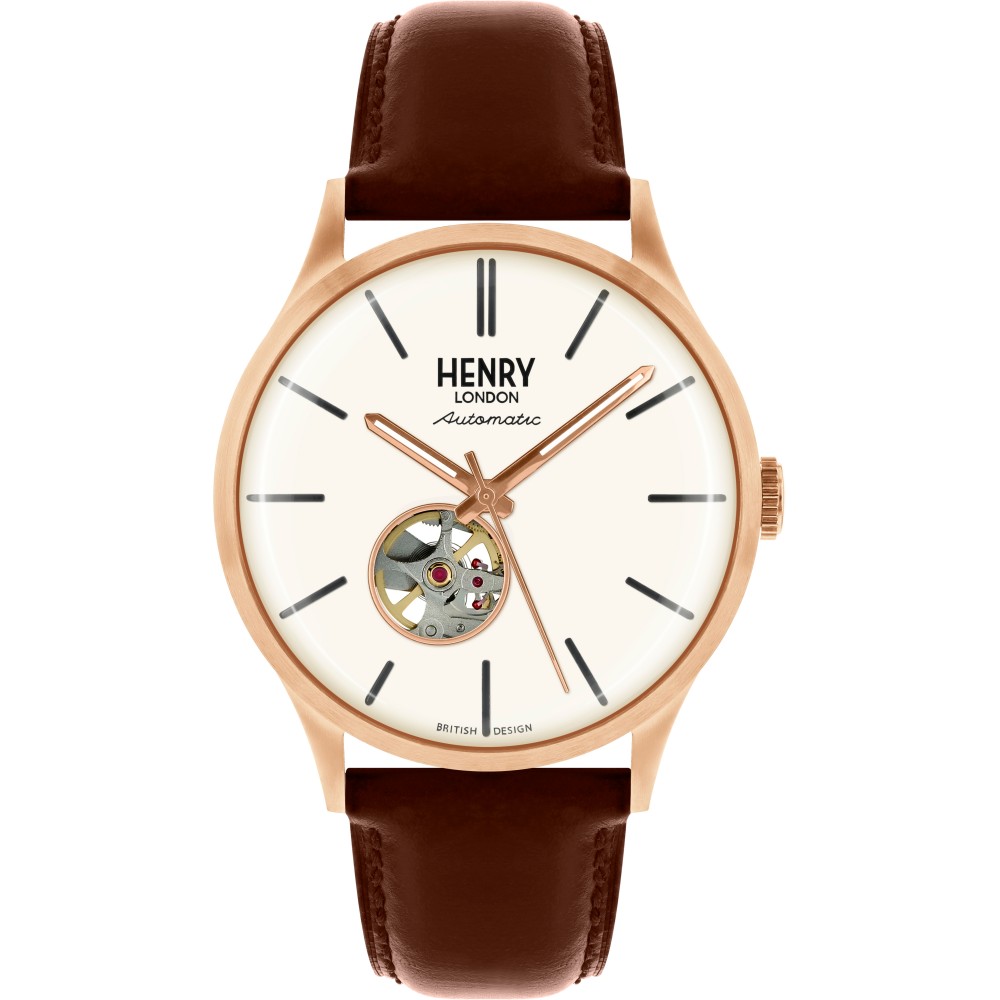MENS HENRY LONDON HERITAGE AUTOMATIC WATCH HL42-AS-0276