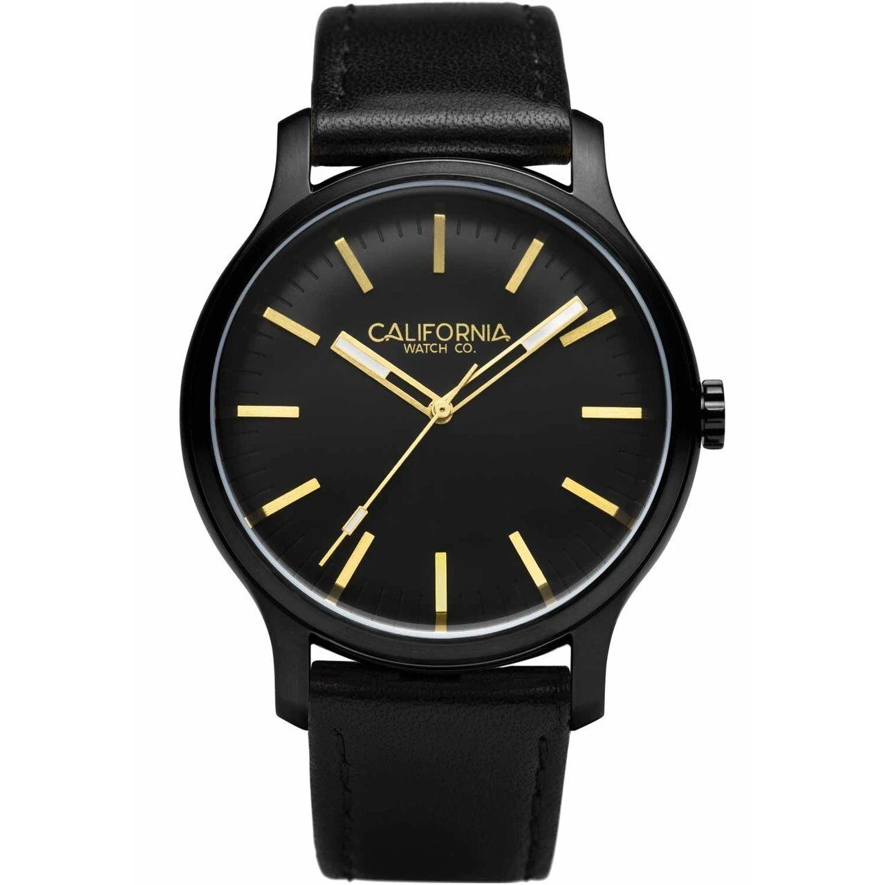 California Watch Co. Laguna 40 Leather All Black Gold