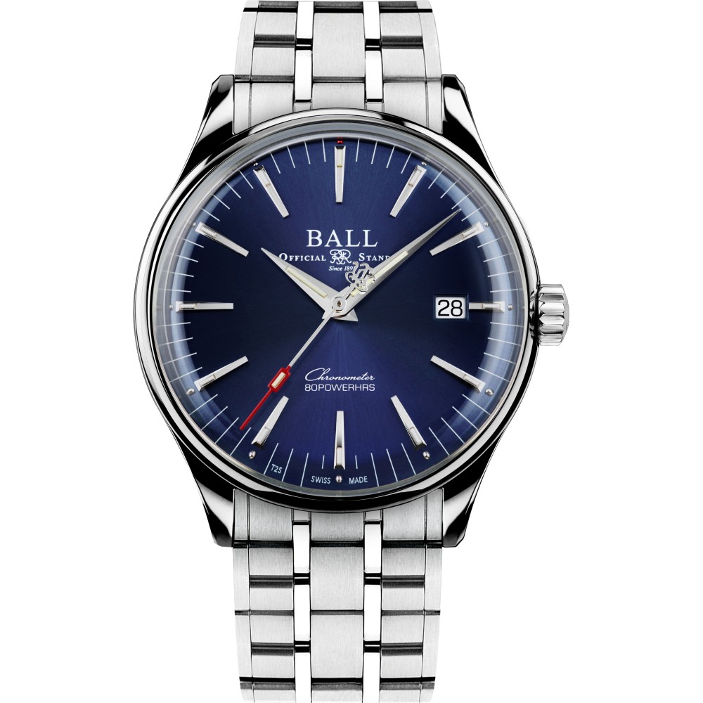 BALL TRAINMASTER MANUFACTURE 80 HOURS WATCH NM3280D-S1CJ-BE