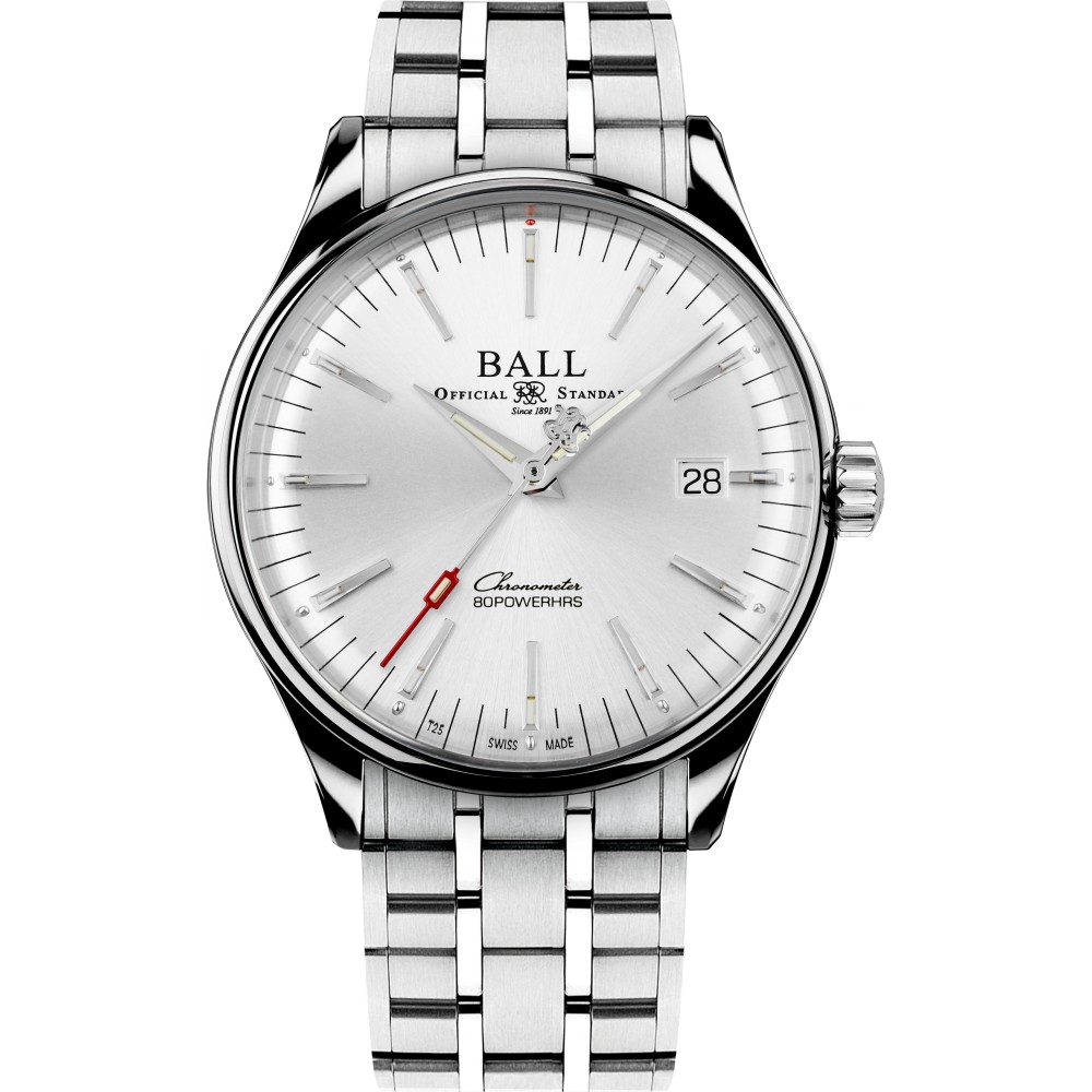 BALL TRAINMASTER MANUFACTURE 80 HOURS WATCH NM3280D-S1CJ-SL
