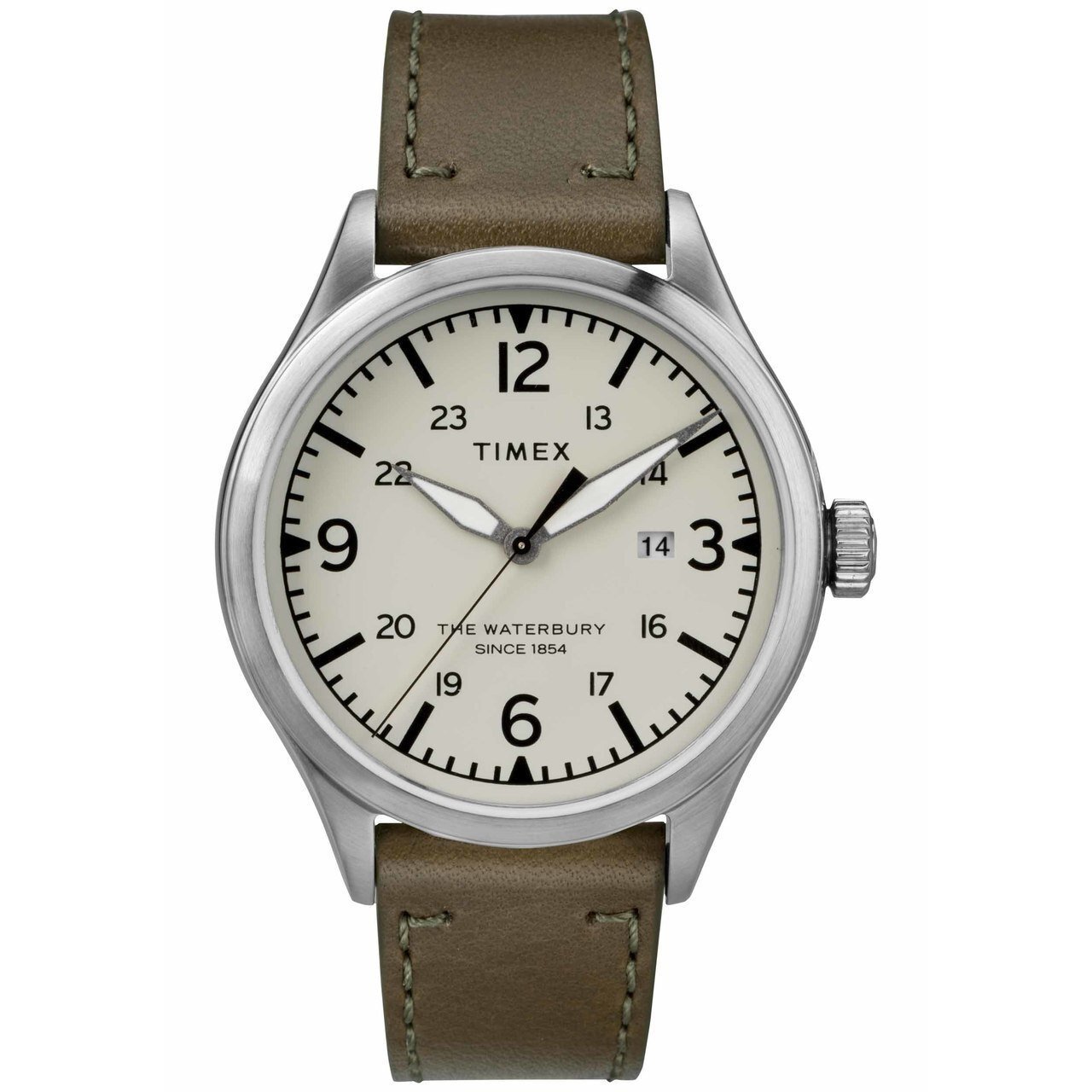 Timex Waterbury Traditional Silver Olive