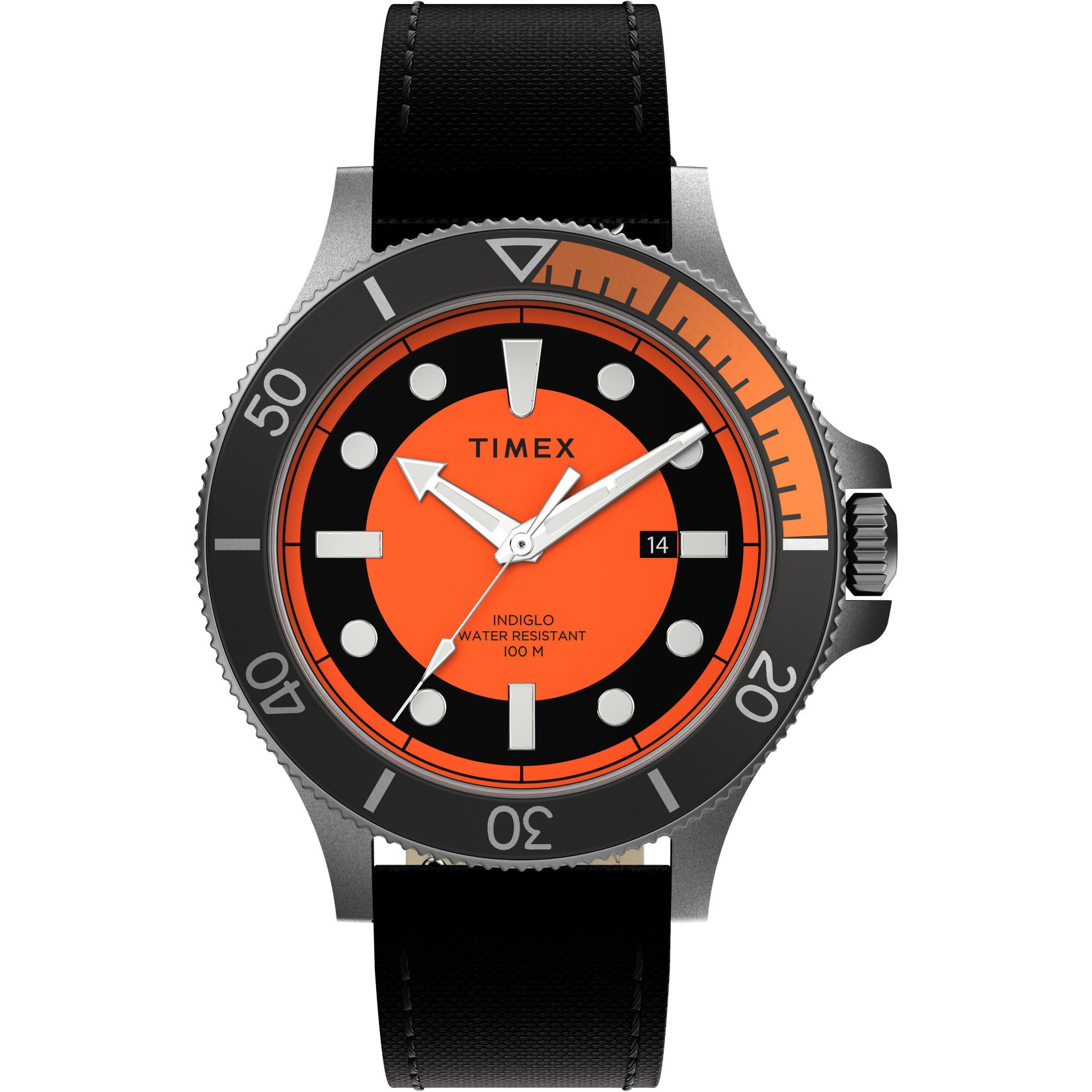 Timex Allied Coastline 43mm Black Orange