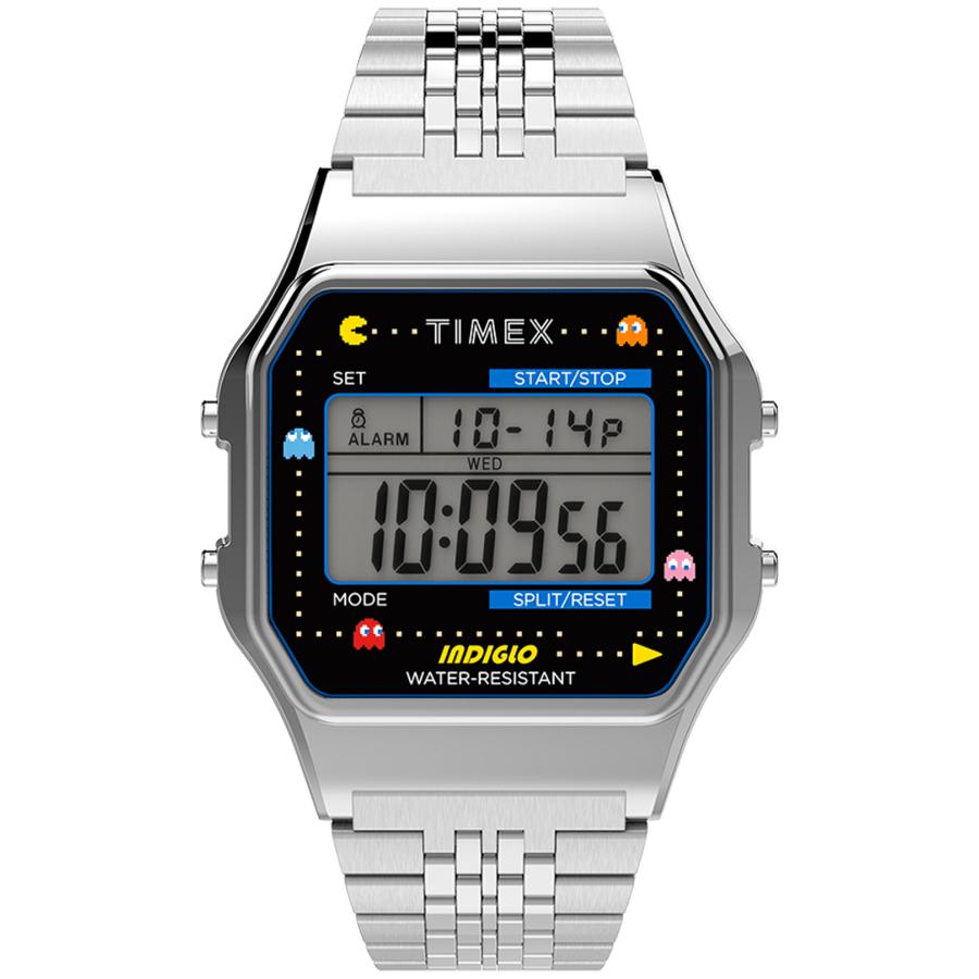 Timex T80 x PAC-MAN Digital Silver SS