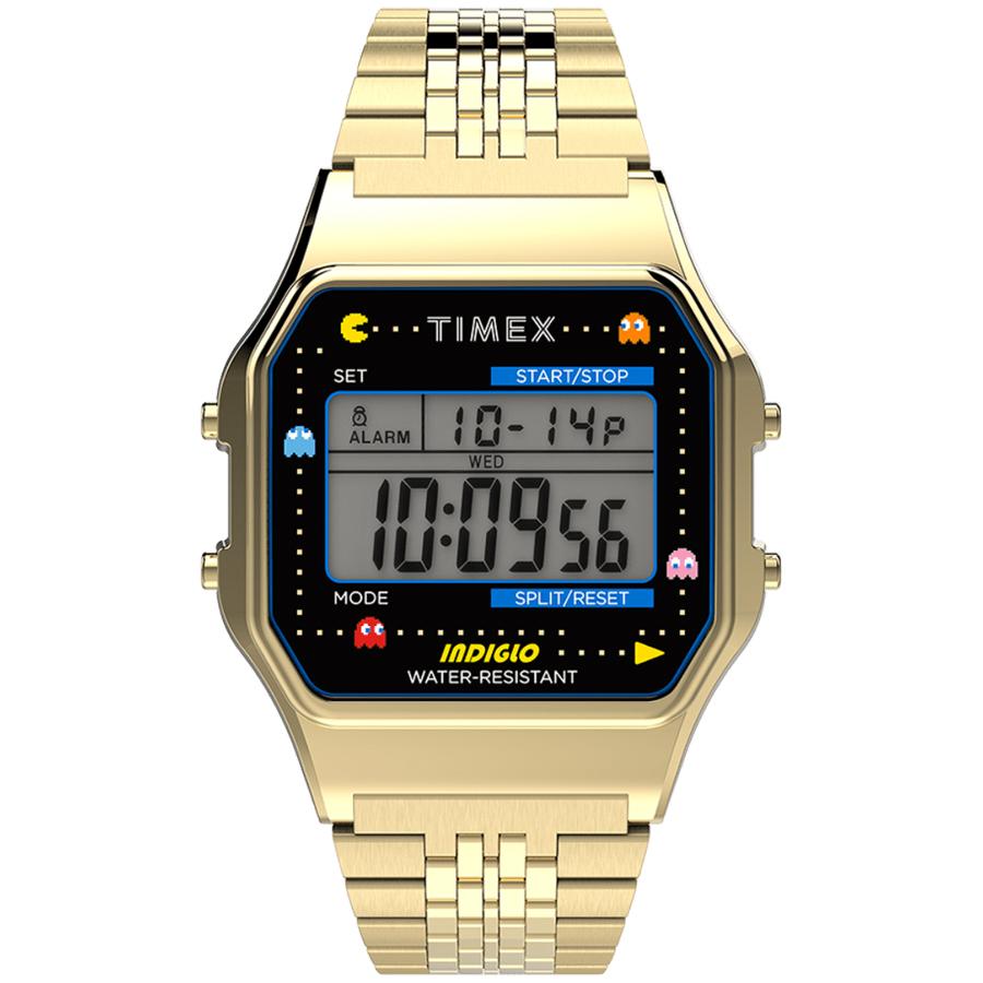 Timex T80 x PAC-MAN Digital Gold SS