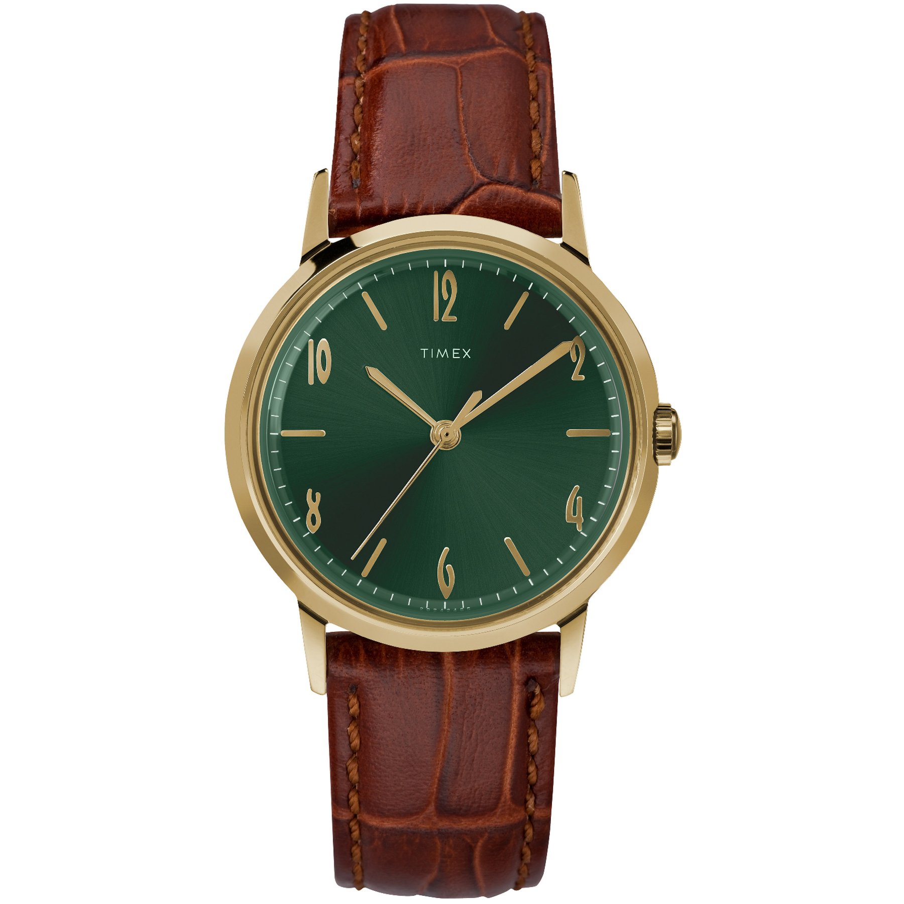 Timex Marlin 34mm Hand Wind Todd Snyder Exclusive Gold Green